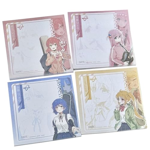 Gotō Hitori/Yamada Ryo Sticky Notes Anime Ijichi Nijika/Kita Ikuyo Post-it Note Cute Kawaii Stationary Selbstklebend Set für Schule Büro Gotō Hitori/Yamada Ryo Sticky Notes Anime Ijichi Nijika/Kita Ikuyo Post-it Note Cute Kawaii Stationary Selbstklebend Set für Schule Büro von Noowye