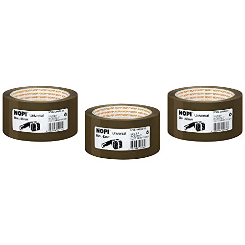 NOPI 3 x 50 mm x 66 m braun Universal-Klebeband NOPI 3 x 50 mm x 66 m braun Universal-Klebeband von Nopi