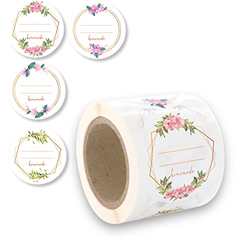 Etiketten Selbstklebend 200 Stück d5cm, Klebe-Etiketten zum Beschriften von Einmach-Gläsern, Aufkleber Marmeladenglas Beschriftbar, Gewürzetiketten Rund „Homemade“ Etiketten Selbstklebend 200 Stück d5cm, Klebe-Etiketten zum Beschriften von Einmach-Gläsern, Aufkleber Marmeladenglas Beschriftbar, Gewürzetiketten Rund „Homemade“ von Nord Tape