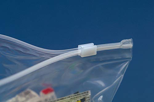 1.000 LDPE Gleitverschlussbeutel transparente ZIP-Lock Beutel (Schiebeverschlußbeutel, Flugbeutel), wiederverwendbar Folienstärke 60 my, Format 200 x 150 mm von Nordwerk
