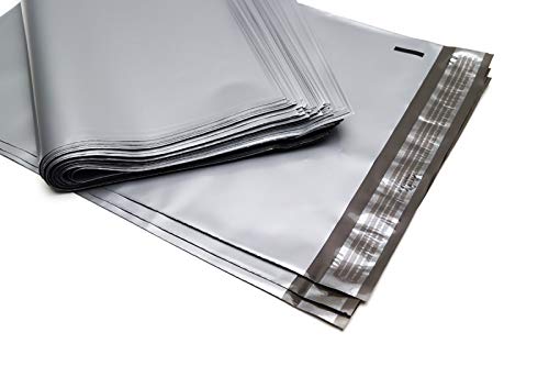 100 Farbige Folien-Versandtaschen - Bunte Klappenbeutel mit Selbstklebeverschluß, unbedruckt, LDPE, recycelbar Format 250 x 350, Farbe silber 100 Farbige Folien-Versandtaschen - Bunte Klappenbeutel mit Selbstklebeverschluß, unbedruckt, LDPE, recycelbar Format 250 x 350, Farbe silber von Nordwerk