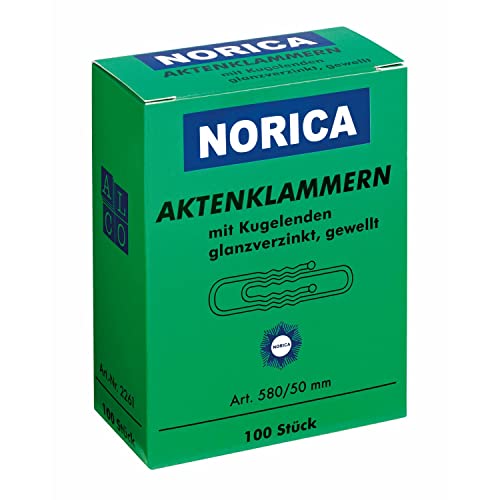NORICA 2261 Büroklammern 50 mm verzinkt rund NORICA 2261 Büroklammern 50 mm verzinkt rund von NORICA