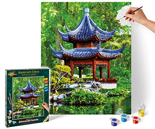 Schipper 609130850 Malen nach Zahlen - Pagode im Japanischen Garten - Bilder malen für Erwachsene, inklusive Pinsel und Acrylfarben, 40 x 50 cm Schipper 609130850 Malen nach Zahlen - Pagode im Japanischen Garten - Bilder malen für Erwachsene, inklusive Pinsel und Acrylfarben, 40 x 50 cm von Schipper