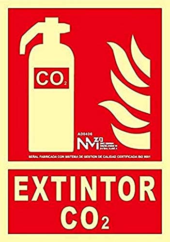 NM RD00106 Feuerlöscher Co2, Klasse B, PVC, 0,7 mm, 21 x 30 cm, mit CTE, RIPCI und geeignet für die neue Gesetzgebung NM RD00106 Feuerlöscher Co2, Klasse B, PVC, 0,7 mm, 21 x 30 cm, mit CTE, RIPCI und geeignet für die neue Gesetzgebung von Normaluz