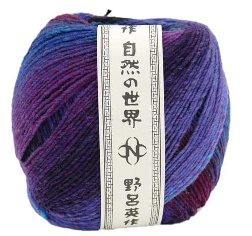 Noro Saiun Regenbogen Garn, Wolle mit Farbverlauf, Häkelwolle, Strickgarn, 150g, 70% Wolle, 30% Polyamid, Nadelstärke 3,5-4,5mm (# 02 Kori) von Noro