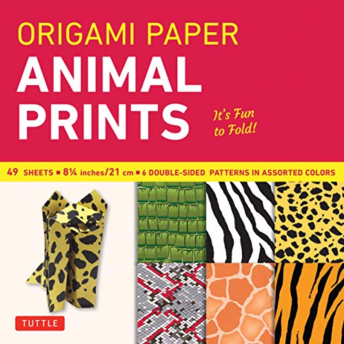 Origami Paper Animal Prints: 49 Sheets von Not Available (NA)