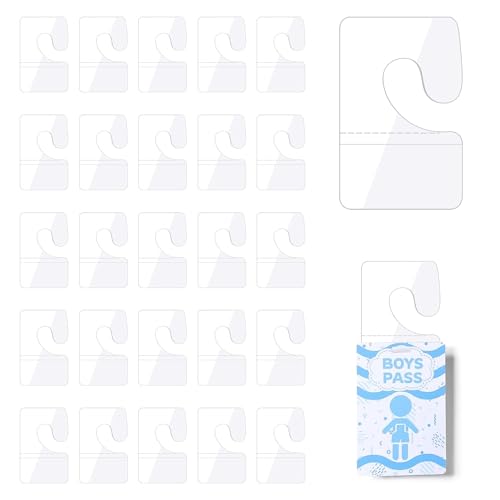 300 Stück Transparente Eurolochaufhänger, Aufhängelaschen mit Hakenloch, Selbstklebend Aufhänger Mit Haken, Für Verkaufsartikel Laden Einzelhandel Display (4,2 X 2,7 cm) von Notoke