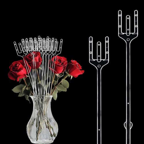 50 Stück Transparenter Blumen-Kartenhalter, Kunststoff Kartenhalter für Hochzeit - Blumenkörbe, Geschenkkarten, Tortenkarten, Fotos & Hochzeitsdekorationen 50 Stück Transparenter Blumen-Kartenhalter, Kunststoff Kartenhalter für Hochzeit - Blumenkörbe, Geschenkkarten, Tortenkarten, Fotos & Hochzeitsdekorationen von Notoke