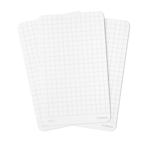 Notsu Karteikarten, 7,6 x 12,7 cm, 50 Stück, dicke Notizkarten mit abgerundeten Ecken, hochwertiges strapazierfähiges Papier, 350 g/m² Notsu Karteikarten, 7,6 x 12,7 cm, 50 Stück, dicke Notizkarten mit abgerundeten Ecken, hochwertiges strapazierfähiges Papier, 350 g/m² von Notsu