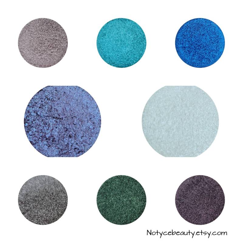 8 Neue Farbtöne Bundle Chromatic Pressed Pans Duochrome Multichrome Vegan Eyeshadow Makeup 26 Mm Highlight von Notycebeauty