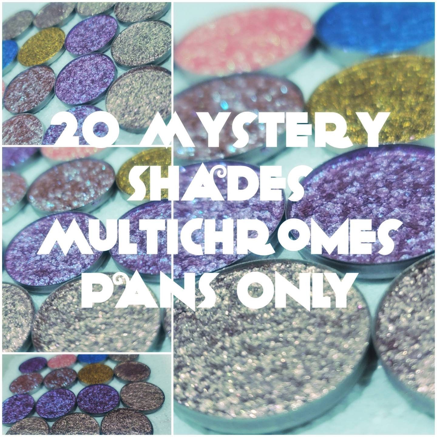 Mystery Multichrome Bundle Angebot 20 Chamäleon Gepresste Pfannen Set 26 Mm Pigment Dupe Duochrome Farbverschiebung Mystery Multichrome Bundle Angebot 20 Chamäleon Gepresste Pfannen Set 26 Mm Pigment Dupe Duochrome Farbverschiebung von Notycebeauty