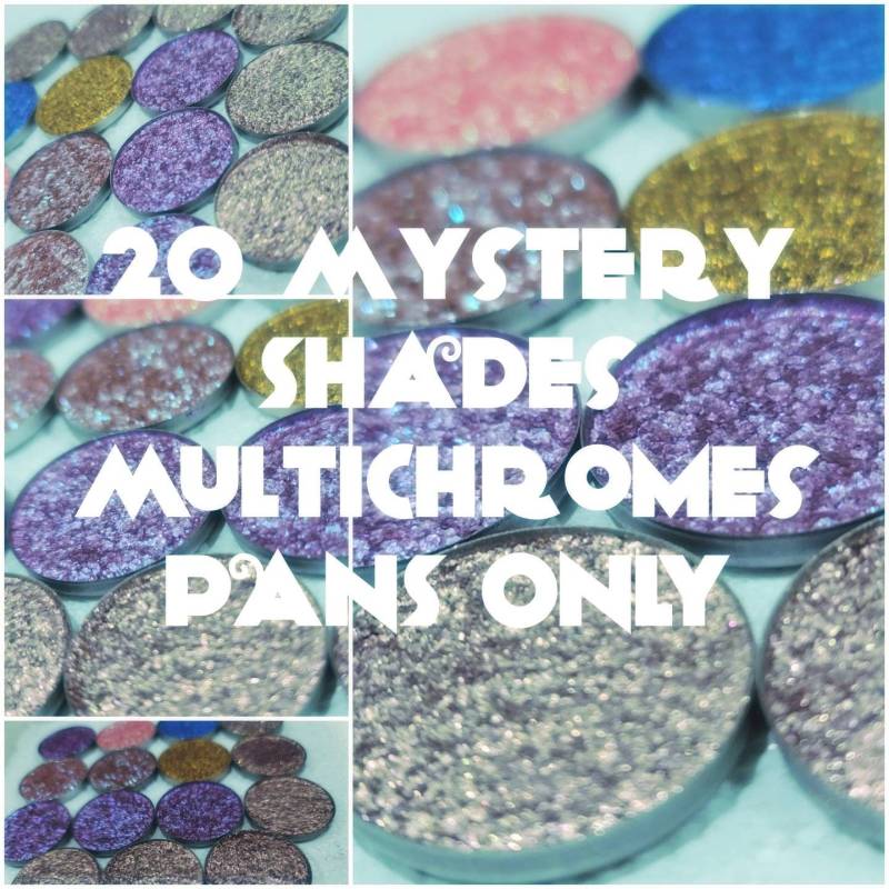 Mystery Multichrome Bundle-Angebot 20 Chamäleon-Presspfannen Bundle-Set 26 Mm Gepresstes Pigment Dupe Duochrome Farbverschiebung von Notycebeauty