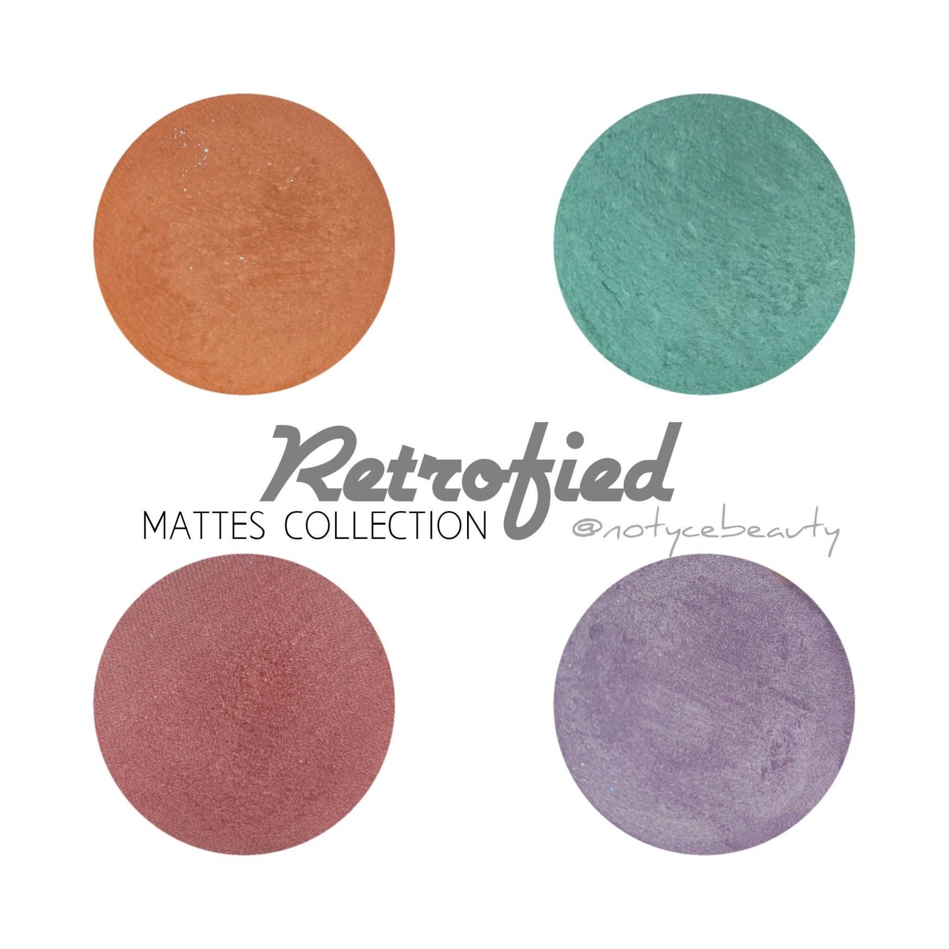 Retrofied Collection Bundle Mattes Lidschatten in Sanften Pastellfarben, 26 Mm von Notycebeauty
