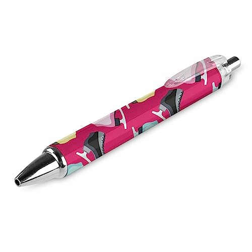 Novaj Eiskunstlauf-Kugelschreiber, einziehbar, bequem, Schreibstifte, Geschenk für Bürobedarf von Novaj