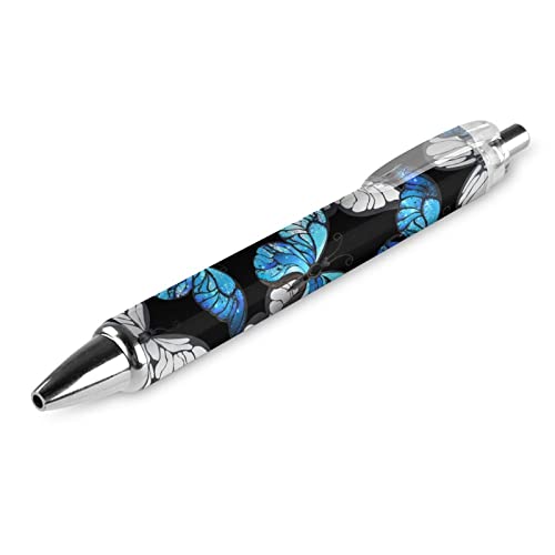 Novaj Kugelschreiber mit schwarzen Schmetterlingen, glattes Schreiben, schwarze Tinte, Kugelschreiber für Büro, Schule, 1 Stück Novaj Kugelschreiber mit schwarzen Schmetterlingen, glattes Schreiben, schwarze Tinte, Kugelschreiber für Büro, Schule, 1 Stück von Novaj