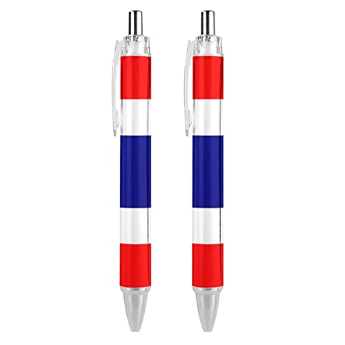 Novaj Kugelschreiber mit thailändischer Flagge, Patriotisches Thema, blaue Tinte, Kugelschreiber, Unabhängigkeitstag, Schreiben und Unterschrift Gelschreiber Novaj Kugelschreiber mit thailändischer Flagge, Patriotisches Thema, blaue Tinte, Kugelschreiber, Unabhängigkeitstag, Schreiben und Unterschrift Gelschreiber von Novaj