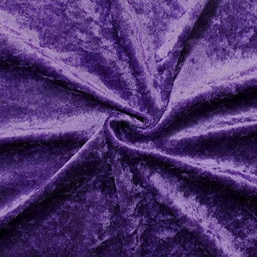 Novato Textiles Premium Pannesamt-Stretch-Velours-Glitzerstoff, 150 cm breit, Lila, 1 Meter vorgeschnitten Novato Textiles Premium Pannesamt-Stretch-Velours-Glitzerstoff, 150 cm breit, Lila, 1 Meter vorgeschnitten von Novato