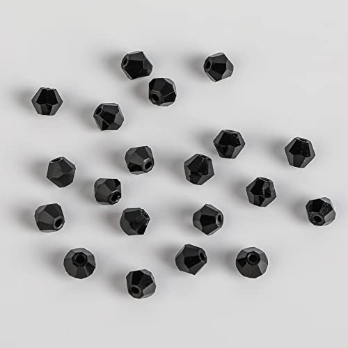 Novborcz 4 mm schwarze Doppelkegel-Glasperlen für die Schmuckherstellung, 1700 Stück, facettierte Kristall-Abstandshalter-Perlen, Sortiment, Zubehör für Armbänder, Halsketten für den Großhandel Novborcz 4 mm schwarze Doppelkegel-Glasperlen für die Schmuckherstellung, 1700 Stück, facettierte Kristall-Abstandshalter-Perlen, Sortiment, Zubehör für Armbänder, Halsketten für den Großhandel von Novborcz