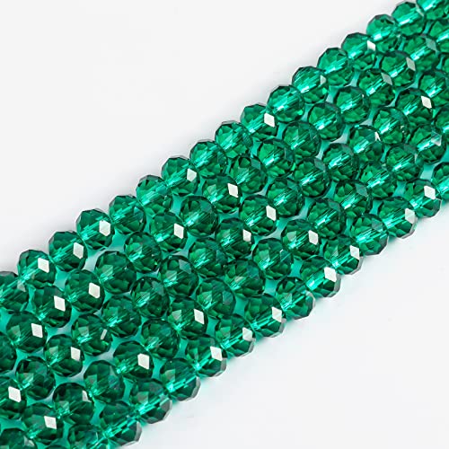 Novborcz 8 mm Malachit-grüne Rondelle-Glasperlen für die Schmuckherstellung, 320 Stück, facettierte Briolette-Form, Kristall-Abstandshalter, Zubehör für Armbänder, Halsketten für den Großhandel Novborcz 8 mm Malachit-grüne Rondelle-Glasperlen für die Schmuckherstellung, 320 Stück, facettierte Briolette-Form, Kristall-Abstandshalter, Zubehör für Armbänder, Halsketten für den Großhandel von Novborcz