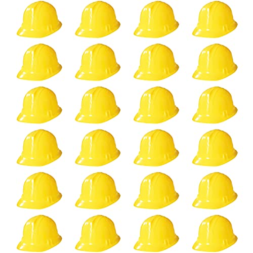 Novelty Place Construction Partyhüte - Verkleide weiche Hüte für Kinder und Erwachsene (24er Pack) von Novelty Place
