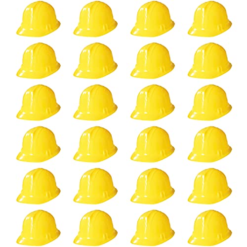 Novelty Place Construction Partyhüte - Verkleide weiche Hüte für Kinder und Erwachsene (24er Pack) von Novelty Place