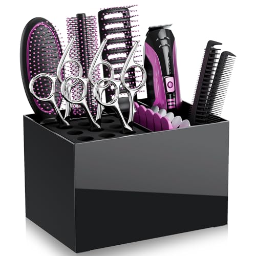 Noverlife Haar Salon Scherenhalter Box, Scherenhalter für Stylist, professionelle Friseur Scheren Rack Barbier Veranstalter Box für die Lagerung Kämme Clips Bürstenhalter, Friseurbedarf Schere Fall Noverlife Haar Salon Scherenhalter Box, Scherenhalter für Stylist, professionelle Friseur Scheren Rack Barbier Veranstalter Box für die Lagerung Kämme Clips Bürstenhalter, Friseurbedarf Schere Fall von Noverlife