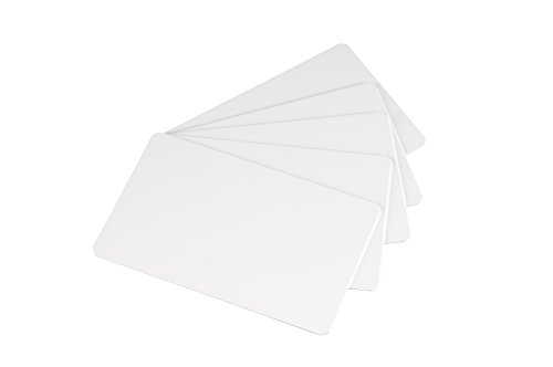 Novo 250 Blanko-Plastikkarten. Farbe: weiß von Novo