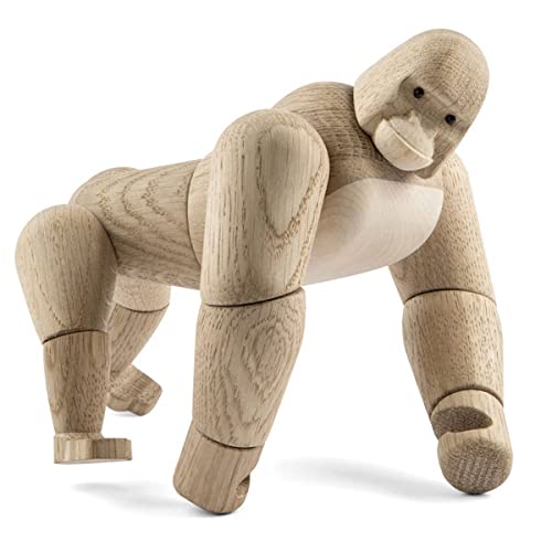 Novoform Design - Dekofigur - Holzfigur - Gorilla - AFFE - Holz - Maße (LxBxH): 16 x 12 x 14 cm von Novoform