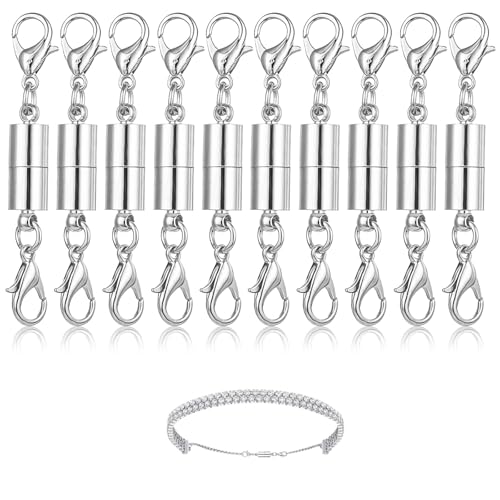 Magnetischer Schmuckverschluss, Karabinerverschluss, Magnetverschlüsse, Konverter für Halsketten, Armbänder, Fußkettchen Magnetischer Schmuckverschluss, Karabinerverschluss, Magnetverschlüsse, Konverter für Halsketten, Armbänder, Fußkettchen von Novstuf