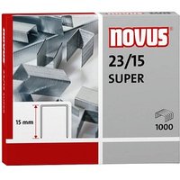 1.000 novus Heftklammern SUPER 23/15 von Novus