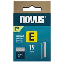 1.000 novus Tackerklammern Nägel 19 mm von Novus