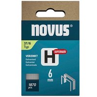 1.870 novus Tackerklammern Feindraht superhart 37/6 von Novus