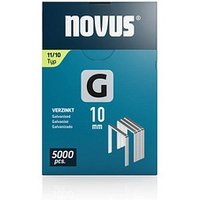 5.000 novus Tackerklammern Flachdraht 11/10 von Novus