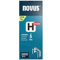 5.000 novus Tackerklammern Feindraht superhart 37/6 von Novus