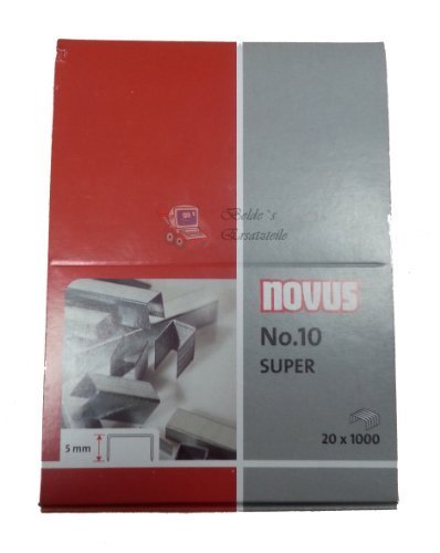 NOVUS Heftklammer NO.10 20 x1000St von Novus