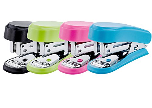 Novus Heftgerät (Büro) NOVUS MINI, 12 Blatt, 20 mm, farbig sortiert von Novus