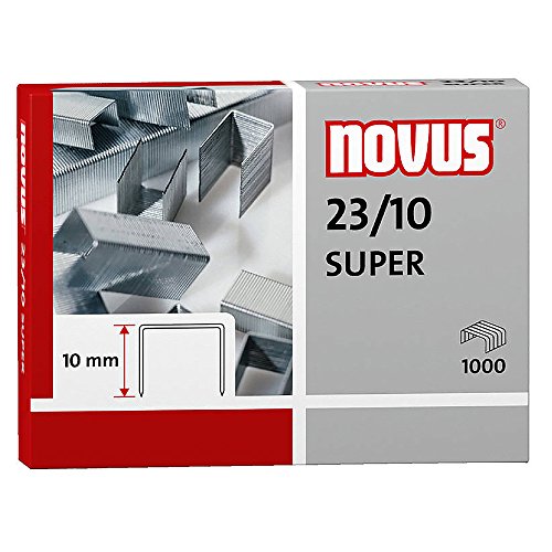 Novus 23/10 Super Heftklammern, 1000 Stück von Novus