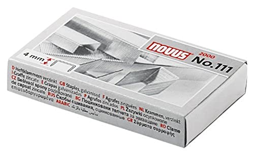 Novus Heftklammer für Heftzangen mit einer Schenkellänge von 4 mm Novus Heftklammer für Heftzangen mit einer Schenkellänge von 4 mm von Novus