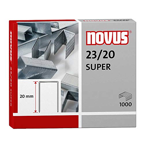 Novus Heftklammern 23/20 Super verzinkt von Novus