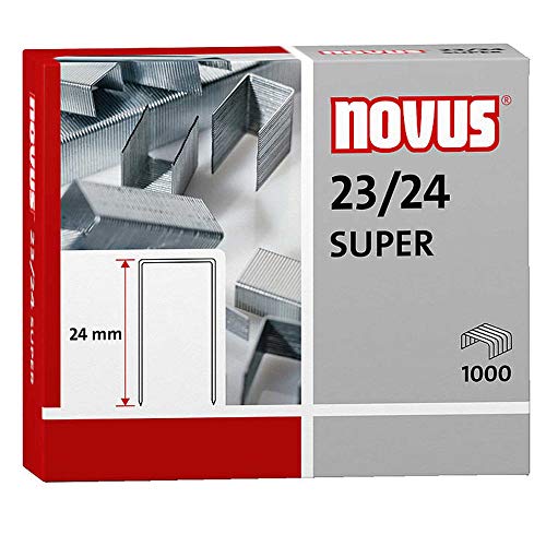 Novus Heftklammern 23/24 Super verzinkt von Novus