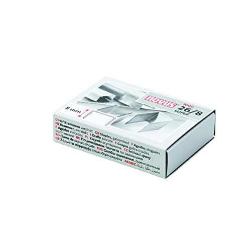 Novus Heftklammern 26/8 SUPER 040-0199 verzinkt Packung á 1.000 Stück Novus Heftklammern 26/8 SUPER 040-0199 verzinkt Packung á 1.000 Stück von Novus