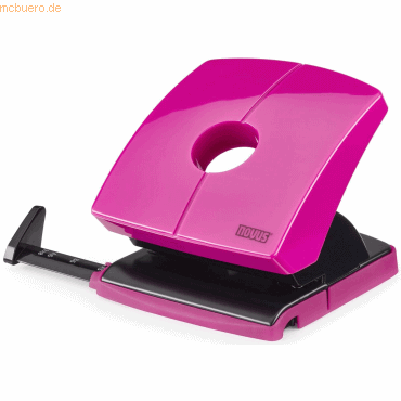 Novus Locher B230 Metall/Kunststoff 3mm/30 Blatt happy pink von Novus