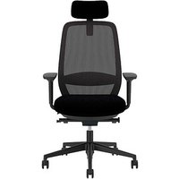 Nowy Styl Bürostuhl Elovie Mesh HRT Stoff schwarz, Gestell schwarz von Nowy Styl