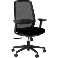 Nowy Styl Bürostuhl Elovie Mesh Stoff schwarz, Gestell schwarz von Nowy Styl