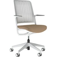 Nowy Styl Bürostuhl WITHME Stoff beige, Gestell grau Nowy Styl Bürostuhl WITHME Stoff beige, Gestell grau von Nowy Styl