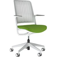 Nowy Styl Bürostuhl WITHME Stoff grün, Gestell grau Nowy Styl Bürostuhl WITHME Stoff grün, Gestell grau von Nowy Styl