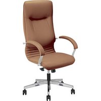 Nowy Styl Chefsessel Nova Steel Leder braun, Gestell alu Nowy Styl Chefsessel Nova Steel Leder braun, Gestell alu von Nowy Styl