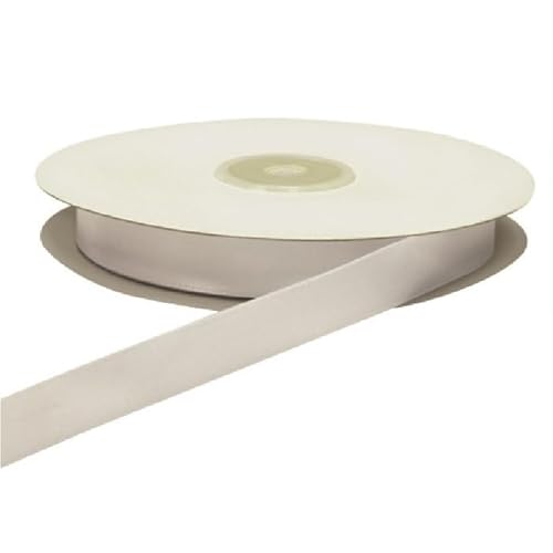 Satinband, doppelseitig, 50 m x 10 mm, verschiedene Farben, für Zeremonien, Geschenke, Gastgeschenke (30 Schwarz) (weiß) von Np-Italia