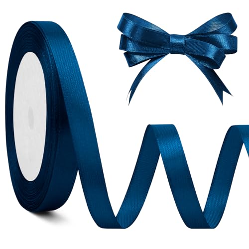 Geschenkband Blau 10mm, 23m Satinband Marineblau Dunkelblau Schleifenband Satinband Tiefblau Für Partydeko, Adventskalender Dekoartikel, Hochzeitsdeko Auto, Konfirmation Deko, Taufe, Gender Reveal Geschenkband Blau 10mm, 23m Satinband Marineblau Dunkelblau Schleifenband Satinband Tiefblau Für Partydeko, Adventskalender Dekoartikel, Hochzeitsdeko Auto, Konfirmation Deko, Taufe, Gender Reveal von Nsetriu