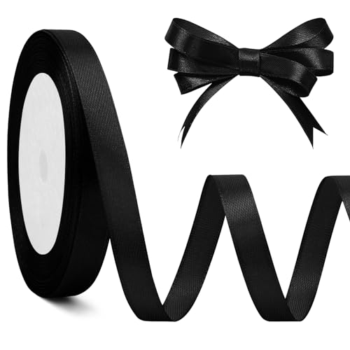Geschenkband Schwarz Geschenkband 10mm X 23m Satinband Schwarz Schleifenband Schwarz Geschenkband Halloween Band Schwarz Für Weihnachten, Haarbögen, Blumensträuße, Geburtstag, Blumenband, Graduierung Geschenkband Schwarz Geschenkband 10mm X 23m Satinband Schwarz Schleifenband Schwarz Geschenkband Halloween Band Schwarz Für Weihnachten, Haarbögen, Blumensträuße, Geburtstag, Blumenband, Graduierung von Nsetriu